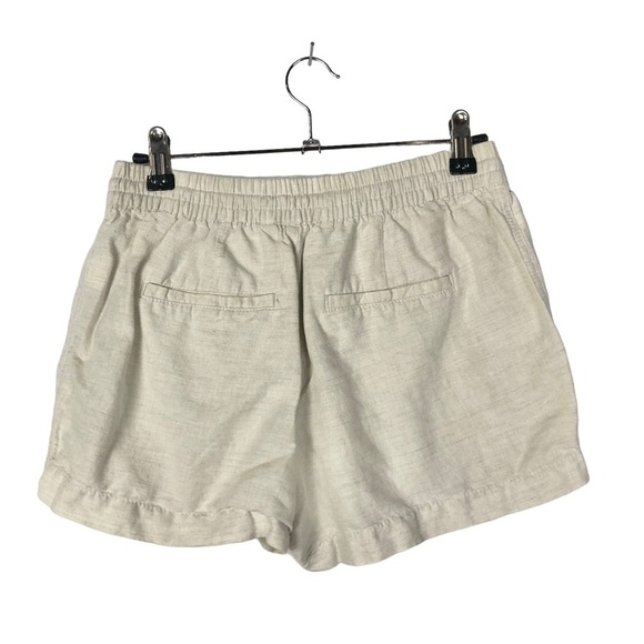 Gap Beige Pull On Linen Utility Shorts XS - Picture 3 of 3